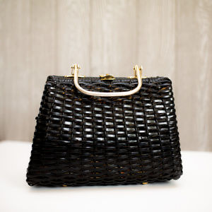 Handmade Vintage Basket Bag